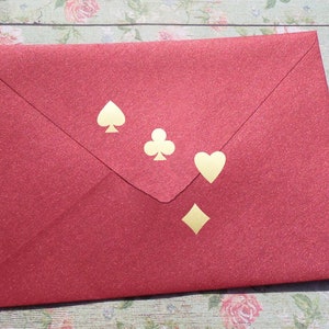 Stickers costumes pour cartes à jouer, fête de casino, cachet d'enveloppe, fournitures pour travaux manuels, 0,5 à 2 po., vinyle