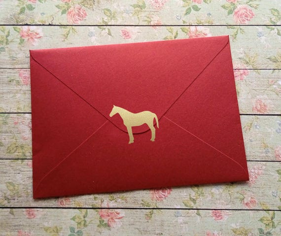 16+ Horse Stickers, envelope seal, craft supply, 0.5-2in (1.2-5cm), vinyl decals