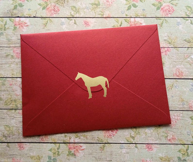 16+ Horse Stickers, envelope seal, craft supply, 0.5-2in (1.2-5cm), vinyl decals image 1
