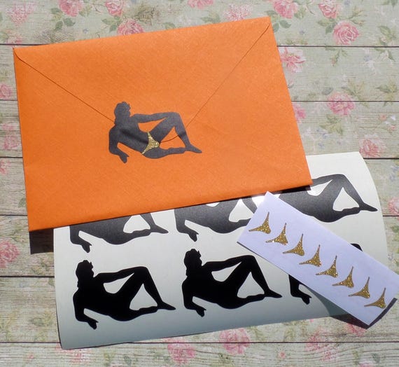 20 Male Stripper Stickers Glitter Panties Bachelorette Party Etsy