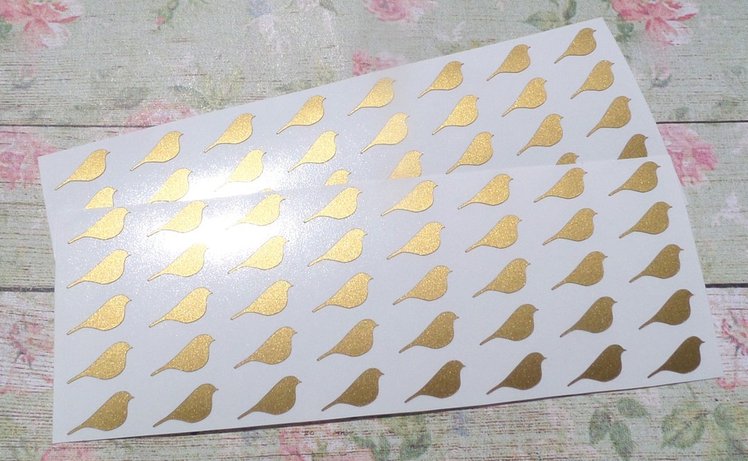 Tiny Robin Stickers: Matte Vinyl Decals for Crafting (0.5-2in) - Etsy