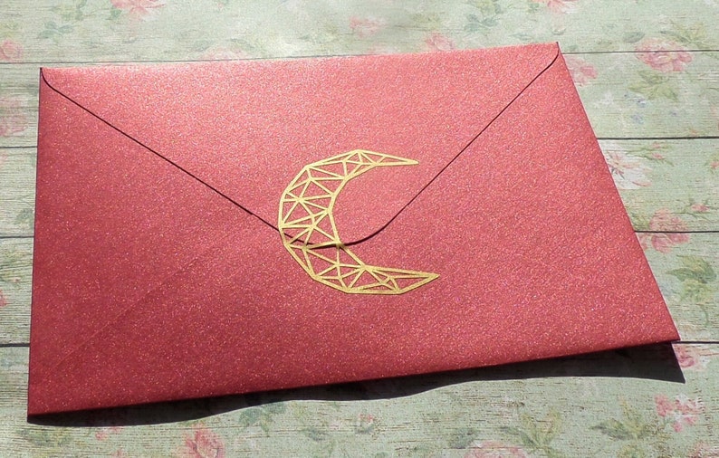 15 Moon Stickers, Envelope Decorations, Decal - Etsy