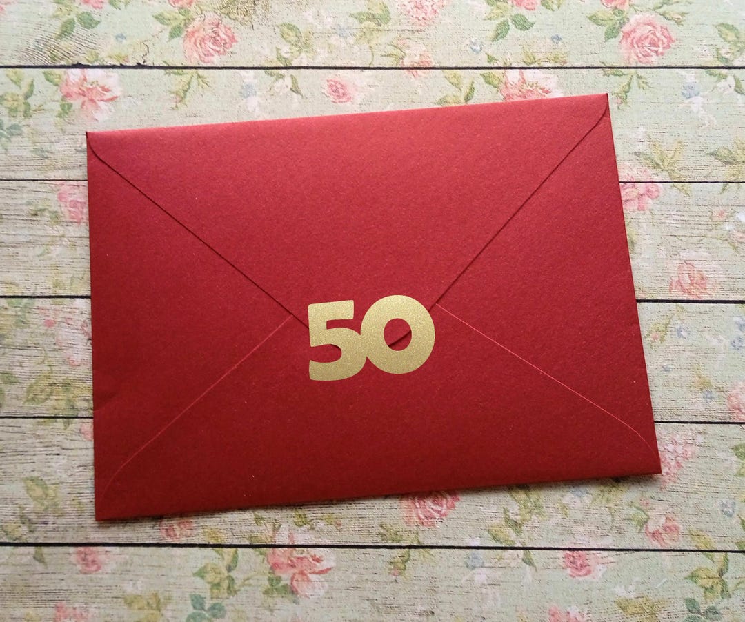 50 Stickers, 50th Birthday Decor, 16+pcs, 0.5- 2in (1.2-5cm), Vinyl - Etsy