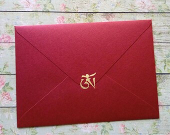 60+ Tiny Tibetan Ohm Symbol Stickers, envelope seal, craft supply, 0.5-0.75in (1.2-1.9cm), vinyl decals