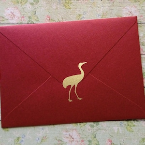 20+ kraanvogelstickers, envelopzegel vogel, knutselspullen, 1-2 in (2,5-5 cm), waterdicht vinyl