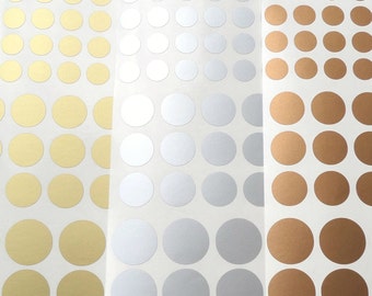 Polka Dot Wall Decals: Circle Stickers, Removable Wallpaper, 100pcs
