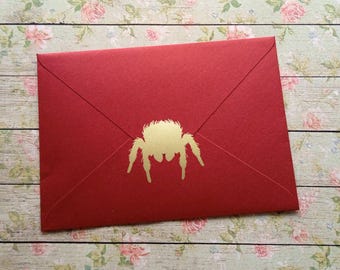 Spider Stickers, 16+pcs, 1 -2in (2.5-5cm), waterproof vinyl