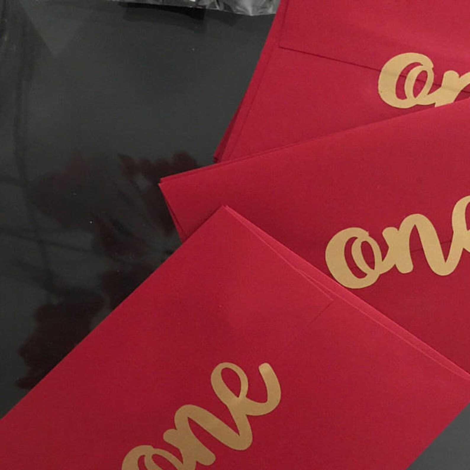 15 ONE stickers 1st birthday invitation seal gold envelope Etsy