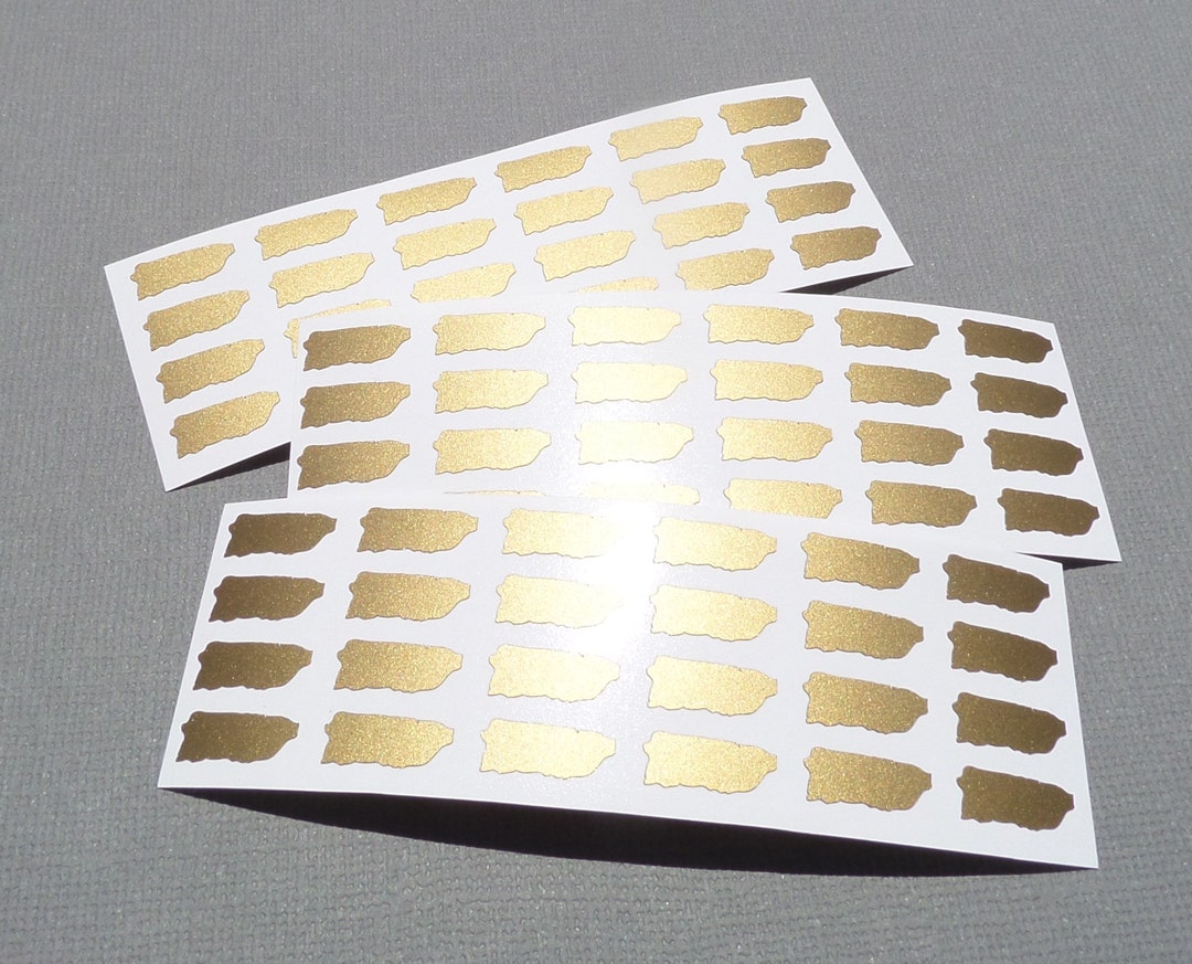Mini Puerto Rico Map Stickers: Vinyl Decals, Wedding Favors - Etsy