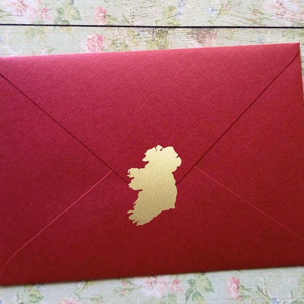 20-60 Ireland Stickers, map, 1-2in ( 2.5-5cm), vinyl