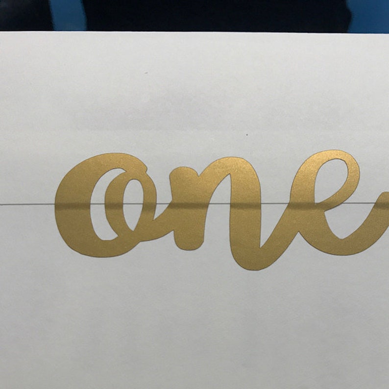 15 ONE stickers 1st birthday invitation seal gold envelope Etsy