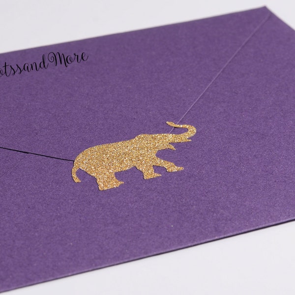 Glitter Elephant Etsy