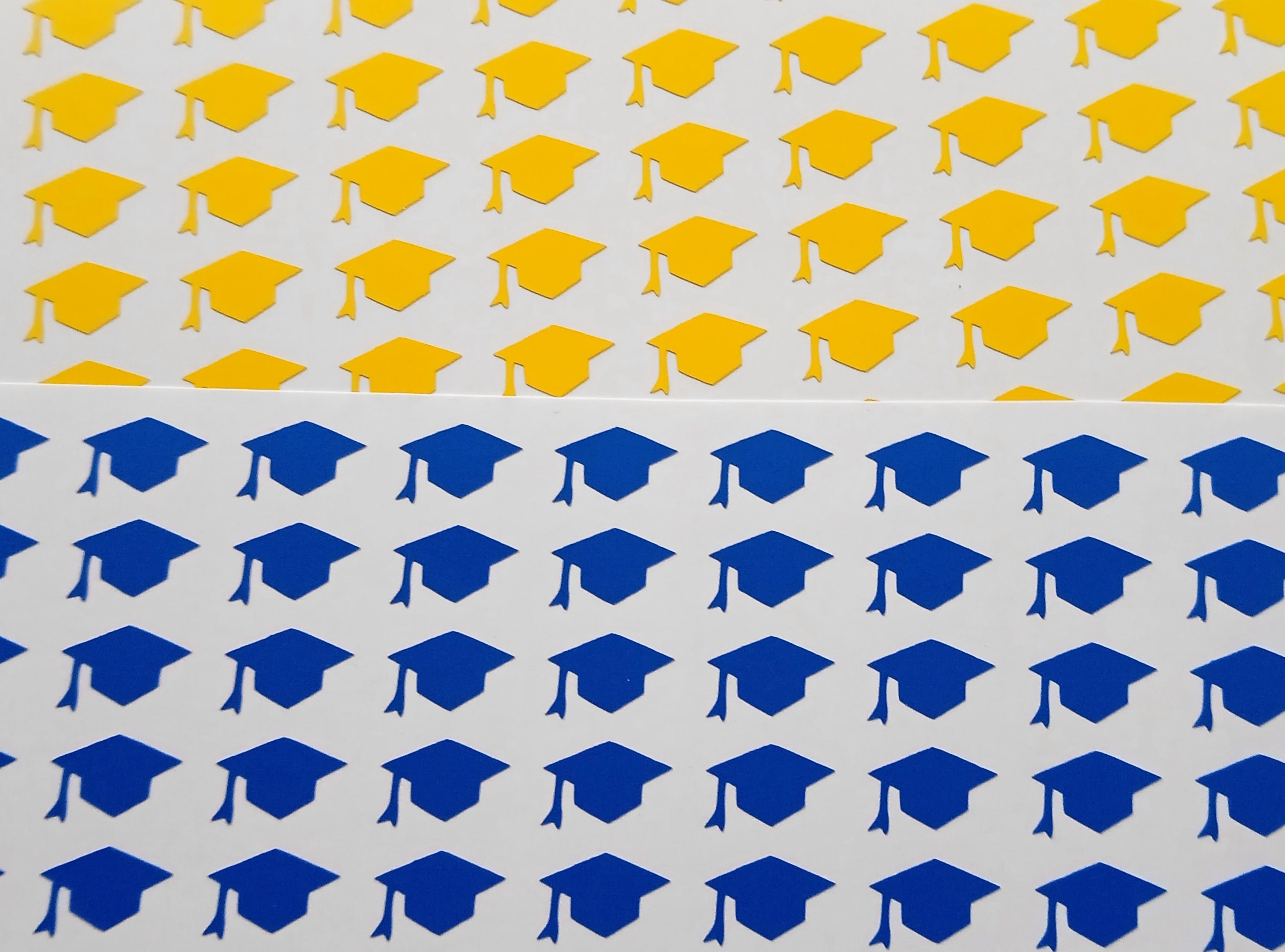 Graduation Cap Stickers, 16+pcs, 0.5-2in (1.2-5cm), Vinyl Decals - Etsy
