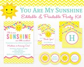 You Are My Sunshine Party Decorations You Are My Sunshine First