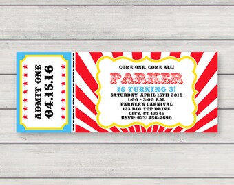 rock star concert ticket invitation printable boy rockstar etsy
