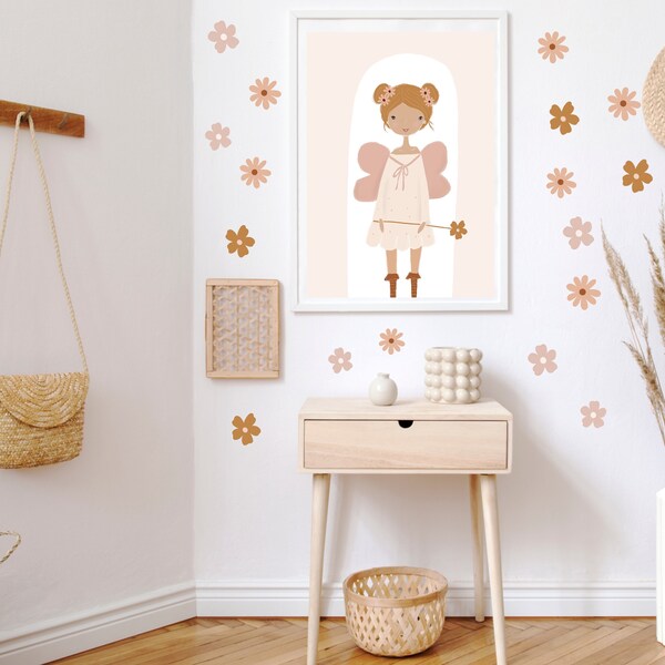 Wildflower Wall Decals Etsy