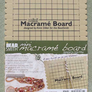 Small Macramé Board from The Beadsmith® 19x26.5cm (7.5x10.5 inches)