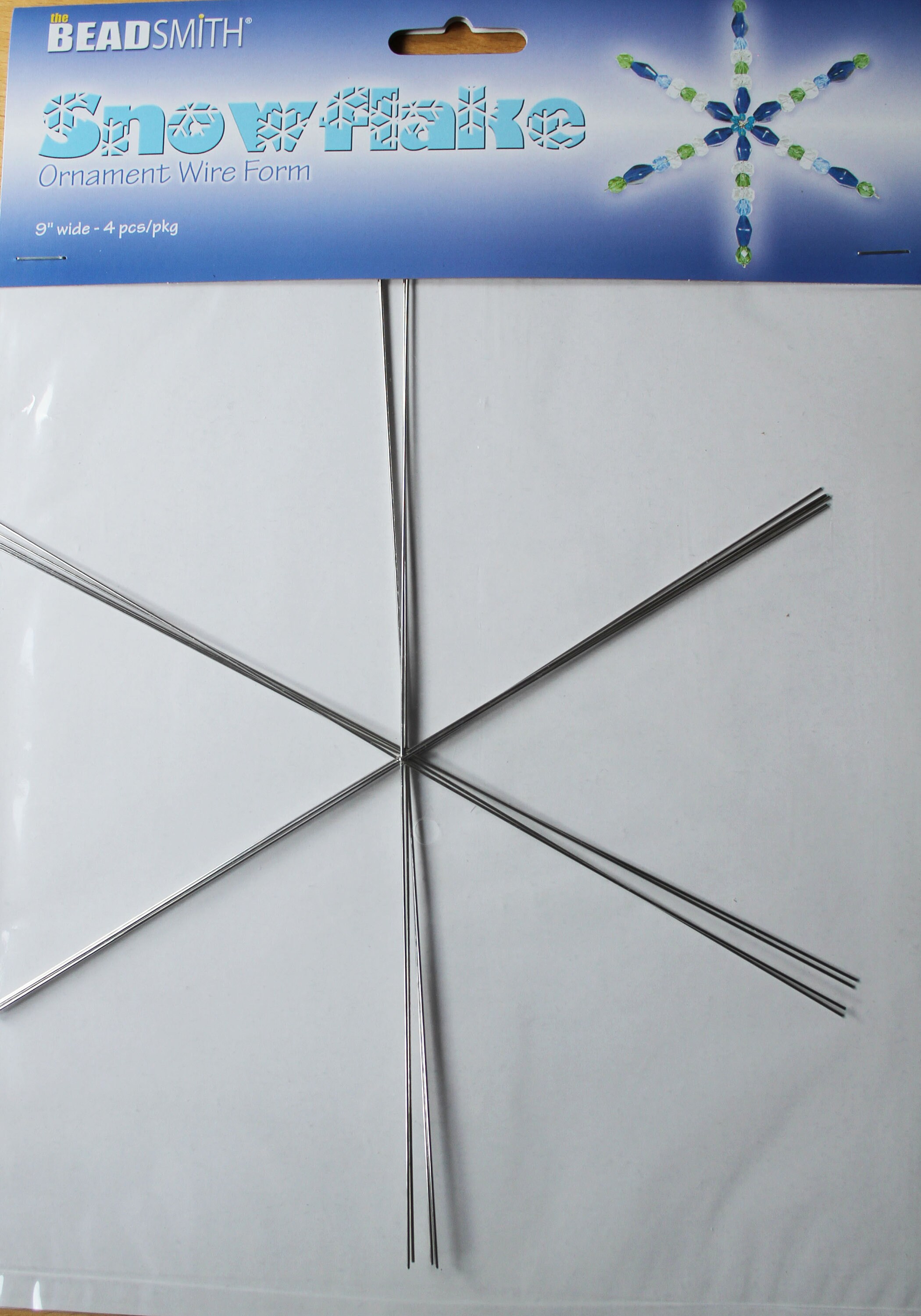 Wire Snowflake Form Snowflake Wire Forms- 3.75inches, 4.5inches, 6inches Packs, 9inches ...