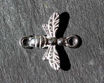 Sterling Silver Bee Connector - Great for Bracelets - One per pack