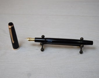 Reform 4251 Black Fountain Pen 14k Flex Nib Vintage Made in Germany