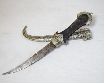 イエメン アンティークネックレス アラビアンナイフ ジャンビーヤ 699 イエメン アンティークネックレス アラビアンナイフ ジャンビーヤ 699