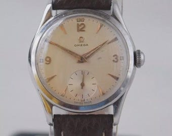 Reloj de pulsera mecánico OMEGA vintage coleccionable de 17 joyas, años 60, fabricado en Suiza, Segunda Guerra Mundial, Guerra Fría, hecho a mano, Omega suizo.