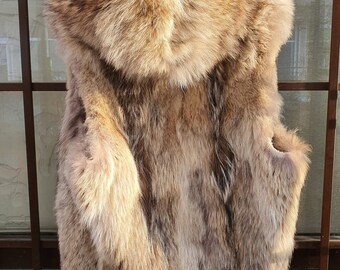 【NEW限定品】 Vest Style Long Men's Collectible Men's Coat Fur Genuine ジャケット・アウター
