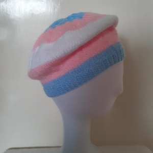 CHOOSE your FLAG - LGBT+ Hand-Knitted Beret Hats - Gay, Lesbian, Bisexual, Pansexual, Transgender, Asexual, Non-Binary,Genderfluid,Aromantic