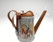 Decorative Watering Can, Gnome Christmas Gift, Christmas Gnome Decor, Christmas Gifts for Gardener, Tomte Nisse, Scandinavian Decor