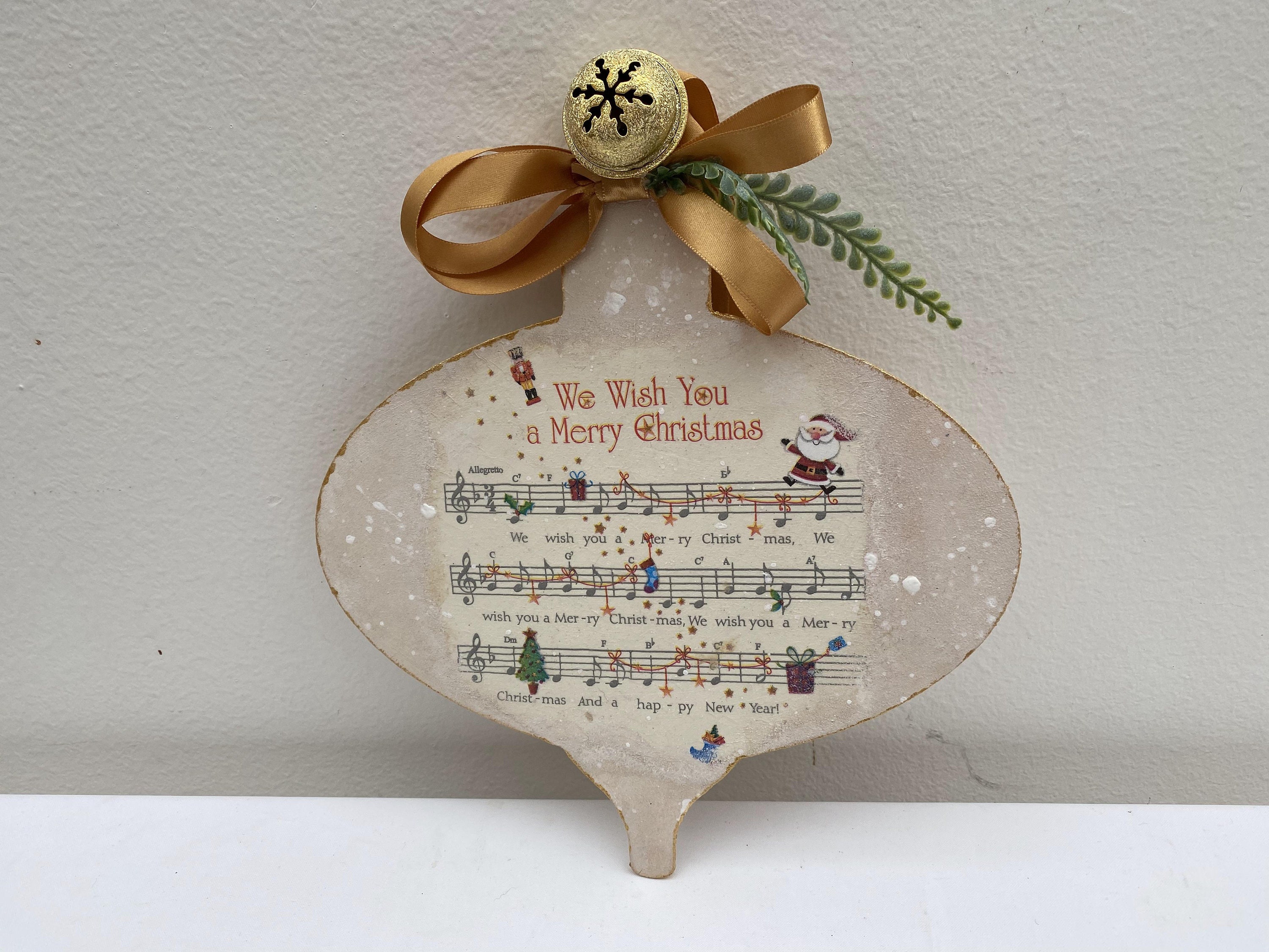 Music Ornament Christmas Ornaments Christmas Gifts for Mom Etsy