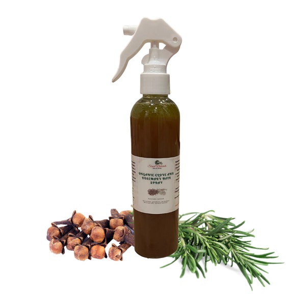 Organic Clove and Rosemary Hair Spray