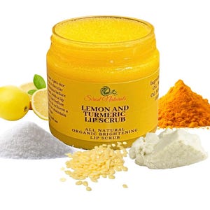 Lemon and Turmeric Lip Scrub