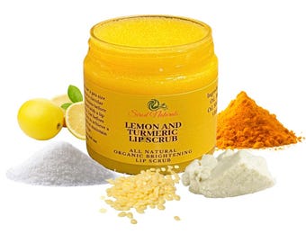 Lemon and Turmeric Lip Scrub
