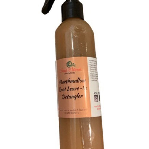 Marshmallow Root Leavein Detangler Natural Detangler Curl Etsy