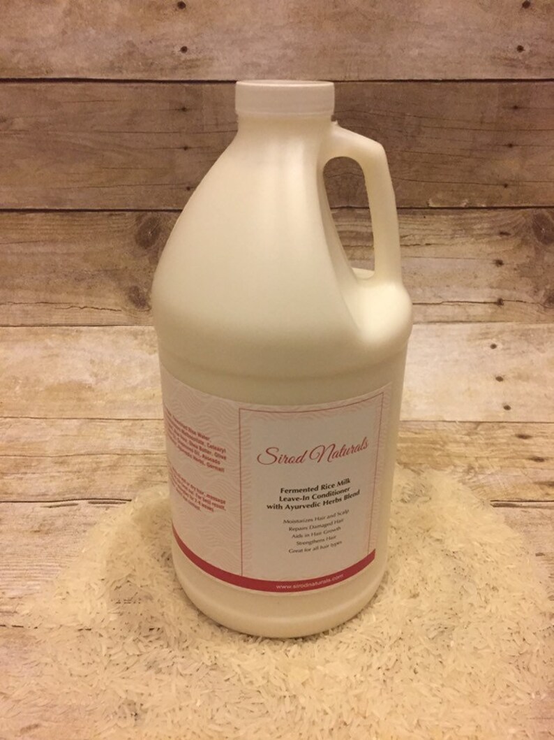 Fermented Rice Milk LeaveIn Conditioner with Ayurvedic Herbs Etsy