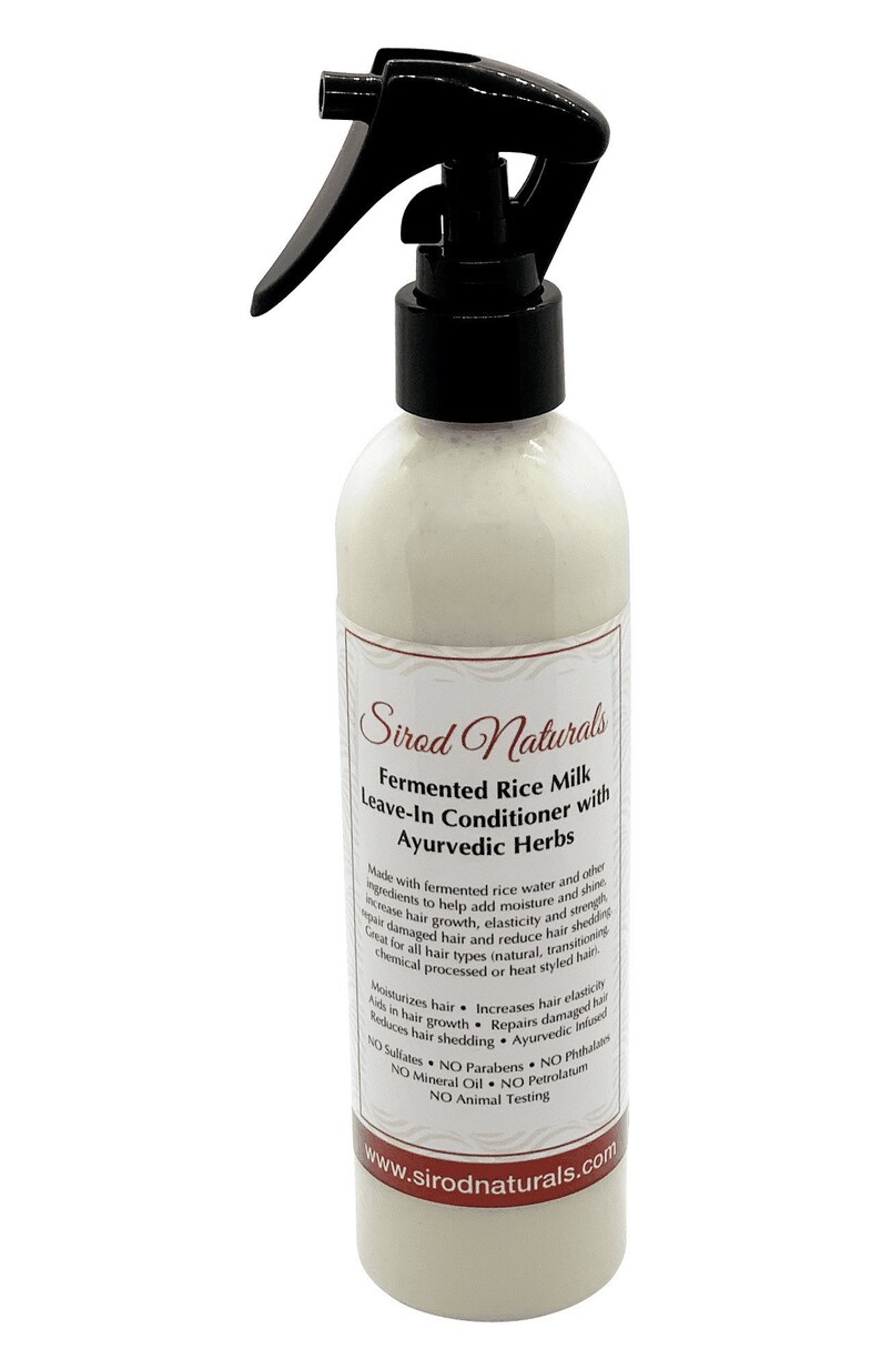 Fermented Rice Milk LeaveIn Conditioner with Ayurvedic Herbs Etsy