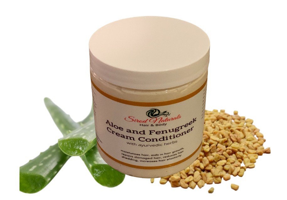 Aloe and Fenugreek Cream Conditioner With Ayurvedic Herbs Etsy