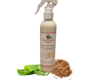 Aloe and Fenugreek Leave-In Conditioner with Ayurvedic Herbs Blend