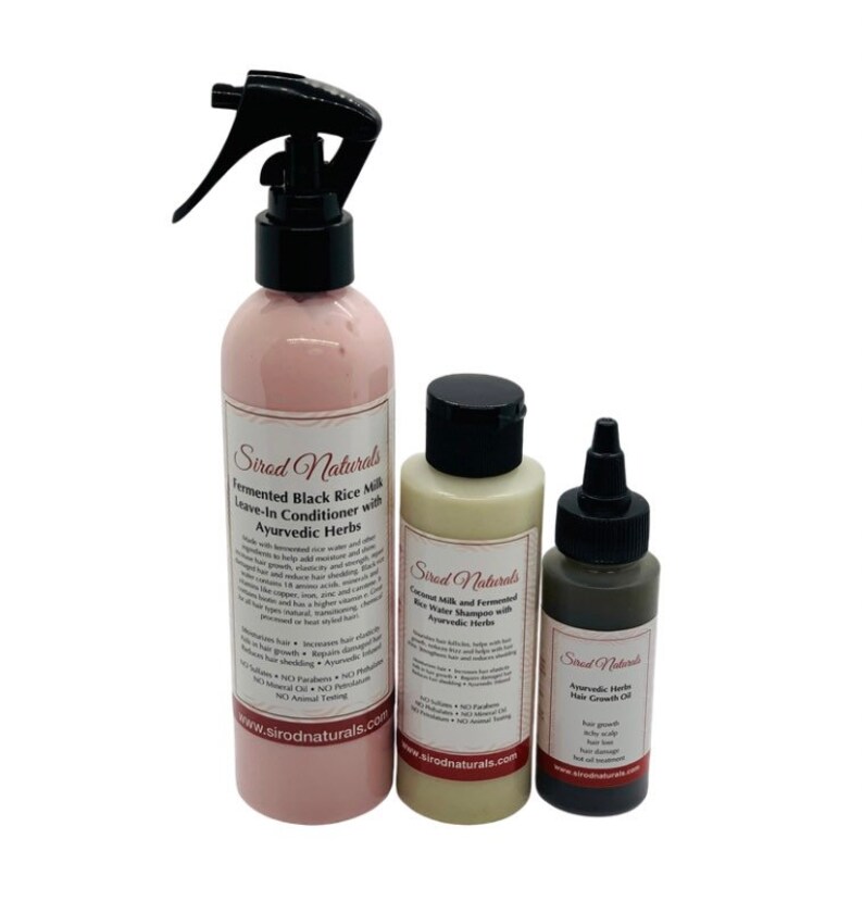 Sample Combo Pack Rice Milk Leave in Conditioner Rice Water Etsy