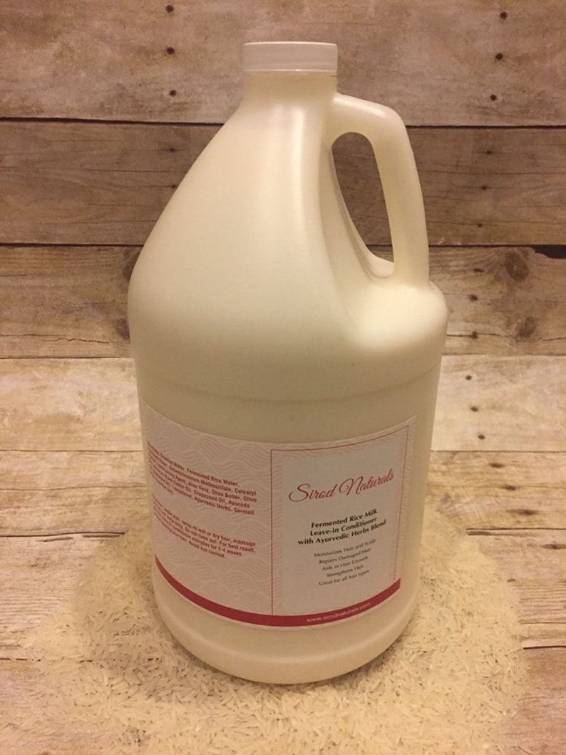 Fermented Rice Milk LeaveIn Conditioner with Ayurvedic Herbs Etsy