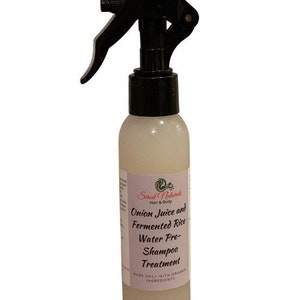 Onion Juice and Fermented Rice Water Pre-Shampoo Treatment