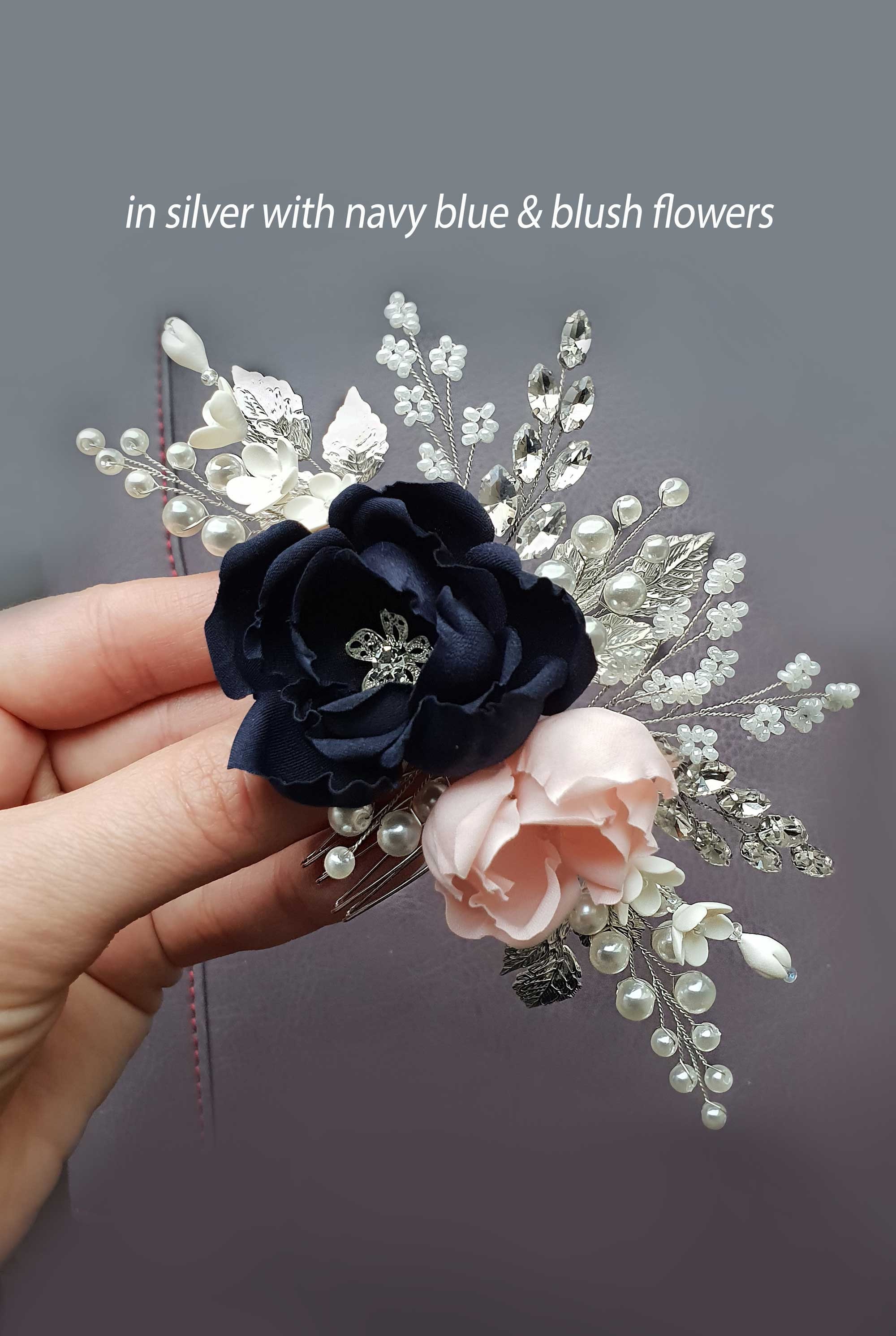 hair clip flower wedding