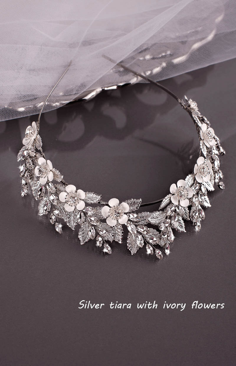 Bridal Tiara Wedding Tiara Bridal Hairpiece Rhinestone Tiara Etsy UK