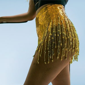 Gold Sequin Shorts Etsy UK