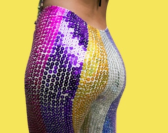Purple Disco Pants - Etsy