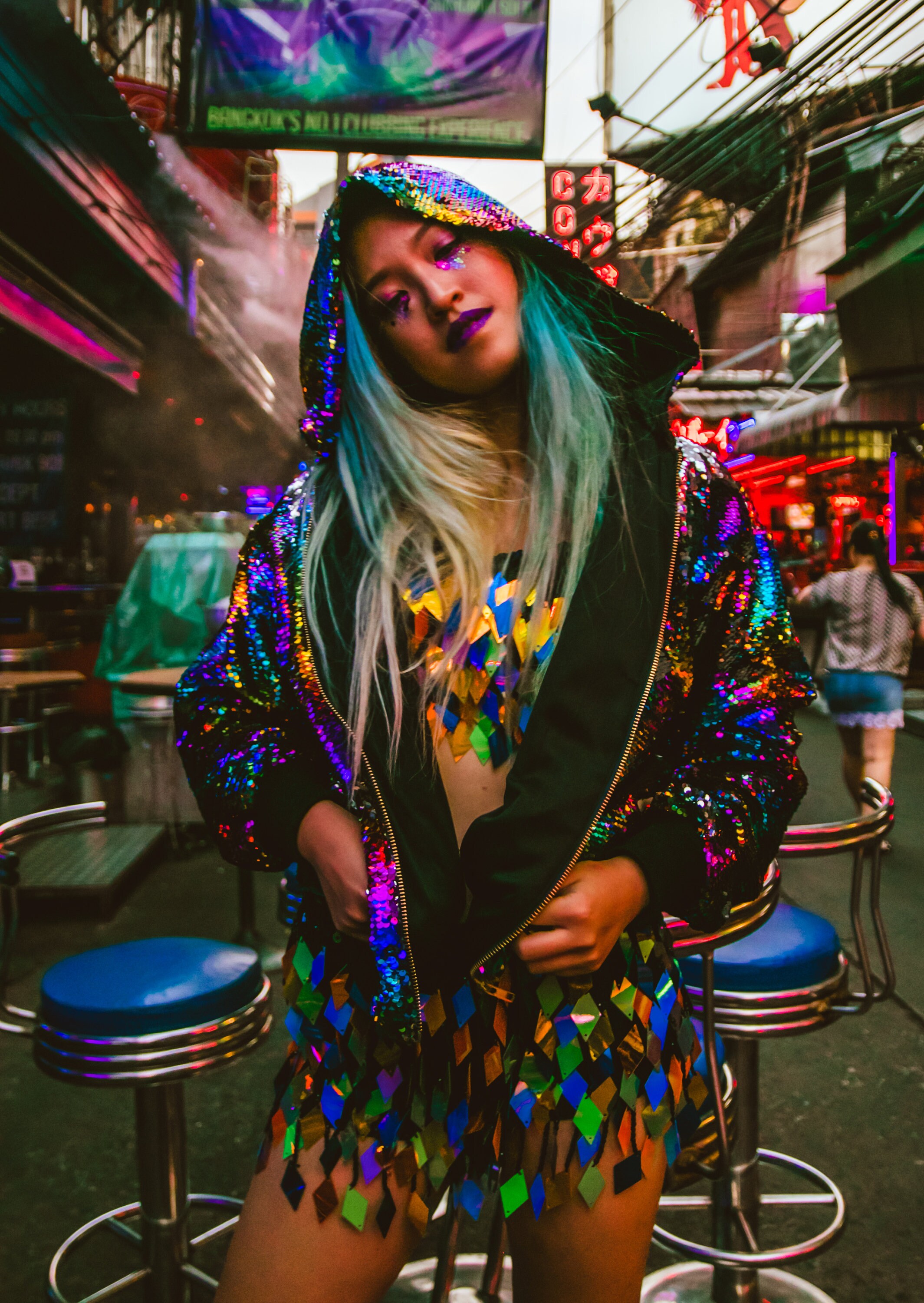 rainbow sparkle jacket