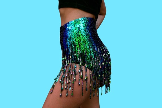 Emerald Green Mermaid Sequin Booty 