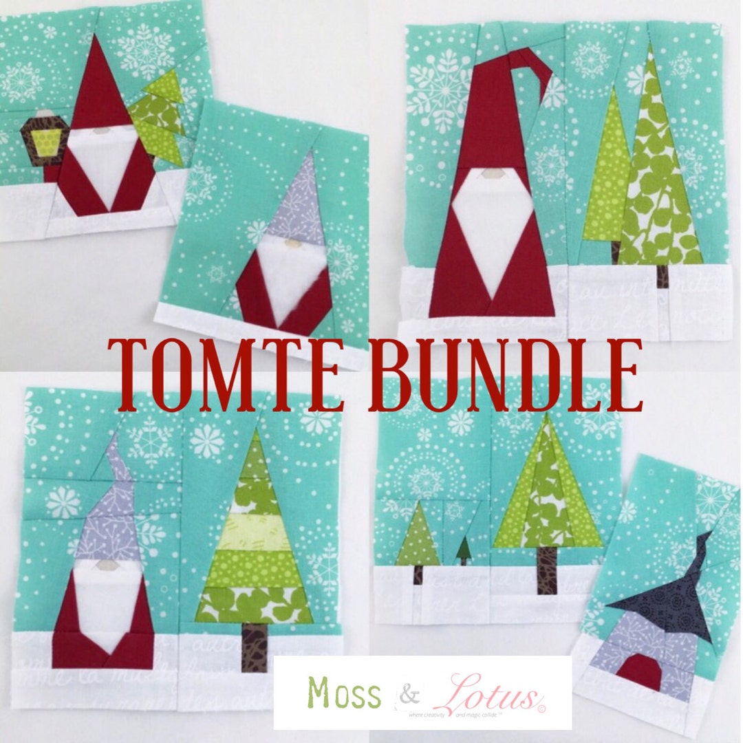 TOMTE BUNDLE {no. B-1} | Pdf Pattern // Nes Halvor Peder House Tree ...