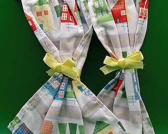 Miniatur-Haus-Themen-Gardinen-Kollektion 1 12 Maßstab