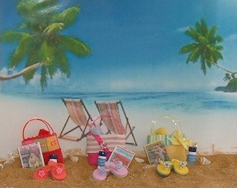 Miniature Beach Flip Flop Collection 1 12 Scale